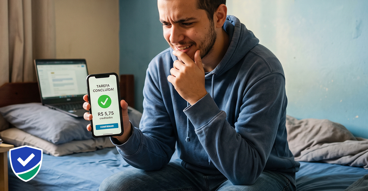 Golpe do emprego pelo WhatsApp e Telegram: a vaga que cobra taxa e a tarefa que paga primeiro