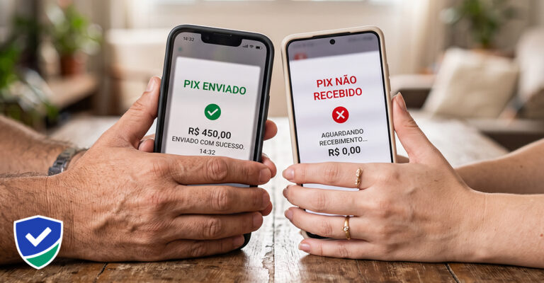 Pix não caiu na conta